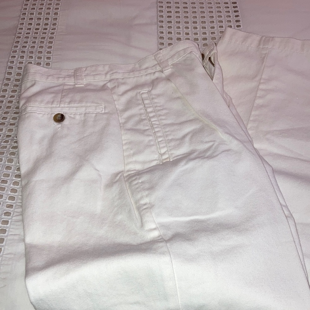 Petite white Docker jeans.